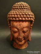 Antik bronz Buddha fej