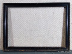 0C176 Régi vágható faragott fekete keret 34 x 50