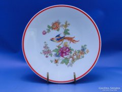 Zsolnay Wall Plate with Tomato Bird Design