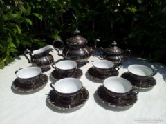 Antique baroque feinsilber tea set