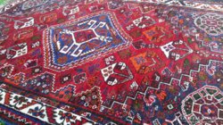Régi, csodaszép, iráni Shiraz szőnyeg