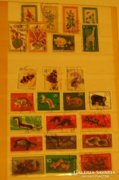 46 db Német állatos, növényes bélyeg