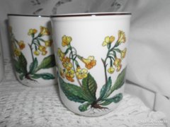 2 db. Villeroy&Boch Botanica porcelán pohár.