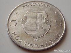 1947. évi Kossuth 5 Forint F/VG 02.