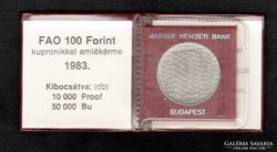 100 Forint 1983 FAO MNB tok BU UNC