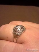 Szép Markazitos ezüst gyűrű