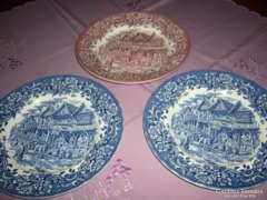 Royal  Tudor Ware 2 db kék angol tányér timo részére