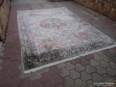 Antik Kézi csomózású  Selyem perzsa szőnyeg  (100%-selyem)