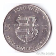 5 Forint Kossuth 1947 (1)