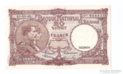 20 Francs 1948 Belgium
