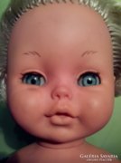 TÖLTELÉK öntött gumival töltve! Effe Bambole Franca Made in Italy jelzett olasz baba régi 40 cm