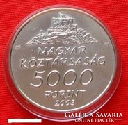 Ezüst Hollókő ÉRME 5000.-Ft 2003.bu