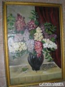 Lilacs, beautiful, oil painting 76x56 cm
