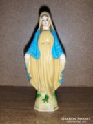 Régi, búcsúban kapható, olasz műanyag Mária figura (8/d)