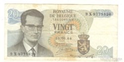 20 frank 1964 Belgium