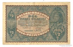 1/2 marki marek 1920 Lengyelország