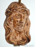 Jézus fej - fali kerámia szentkép