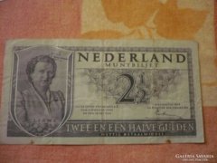 2,5 Gulden Nagyon ritka bankjegy