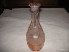 Antik  barack színű  üveg  19 cm