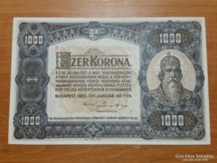 *** UNC/aUNC 1920-as 1000 korona! ***