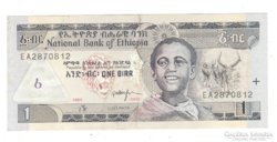 1 birr 2003 Etiópia