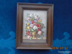 Virágcsendélett-17-dik sz.holland festő-nyomat(2)-15x12 cm
