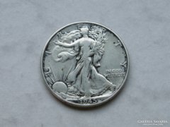 Ap 164 - 1945 Ezüst fél dollár USA Walking Liberty