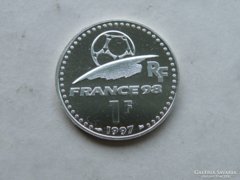 Ap 198 - 1997 Ezüst 1 frank Franciaország tükörveret
