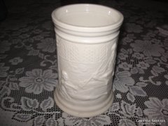Zsolnay antik ivory  , dohány tároló 1880 körüli , masszába nyomott jelzéssel , hibátlan