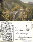 Schweiz - Svájc  Wiesner Viadukt  1911  RK