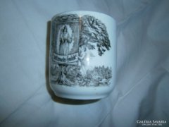 Máriaremetei antik zarándok porcelán csésze   