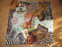 Afrika-Kenya selyemkendő 85 x 85 cm.