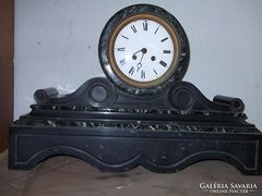 Ajánlatot várok ! Antik Márvány kandalló óra 1800-as évek-látványos db. 50x33x15 cm