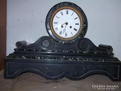 Antik Márvány kandalló óra 1800-as évek-látványos db.,alkudható