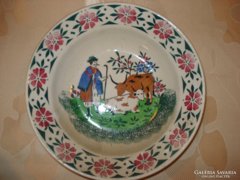 Wilhelmsburg  kézzel festett fali tányér