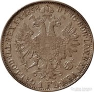 Ferencz József ezüst florin 1858 M RITKA !