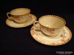 19. század Doulton Burslem Arnold porcelán csészék