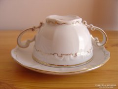 Zsolnay Stafír teás készlet csésze alátéttel
