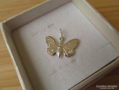 Pillangó ezüst medál - lepke