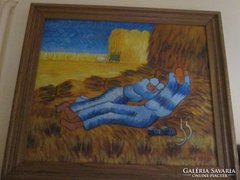 Vincent Van Gogh olajfestmény másolat 2 fotó és az utolsó az eredeti Van Gogh festményröl