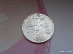 1971 ezüst 5 márka 11,2 g 0,625 Ag