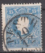 1858. osztrák 15 kr., Pesth bélyegzéssel, II.tip. (2)