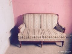 Antik bidermaier kis sofa 135x95x74cm