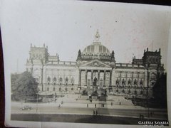 BERLIN REICHSTAG a BISMARCK Emlékmü -vel 1930 FOTÓ