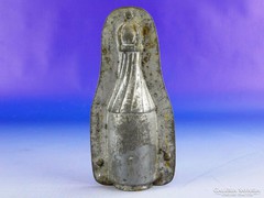 0F315 Antik pezsgős üveg alakú csokiöntő félforma