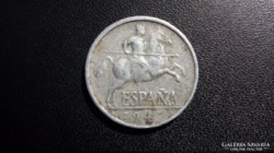 Spanyolország 5 centimos. 1941 R!!