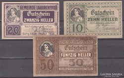 1920.Ausztria, Laakirchen notgeld szett.