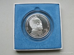 Ap 249 - 1971 Panama 20 Balboa hatalmas ezüst érme 129.59gr 
