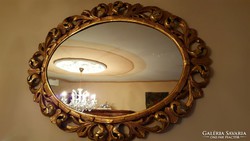 Extra vastag florentin tükör  (128X98 cm.-es ovális)