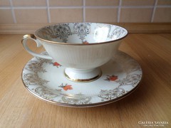 Régi Schumann Bavaria porcelán csésze teáscsésze alátéttel
